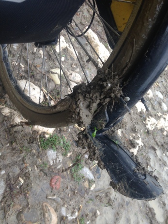 Too much mud for my fenders to handle