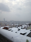 I got back to Istanbul with fresh snow.